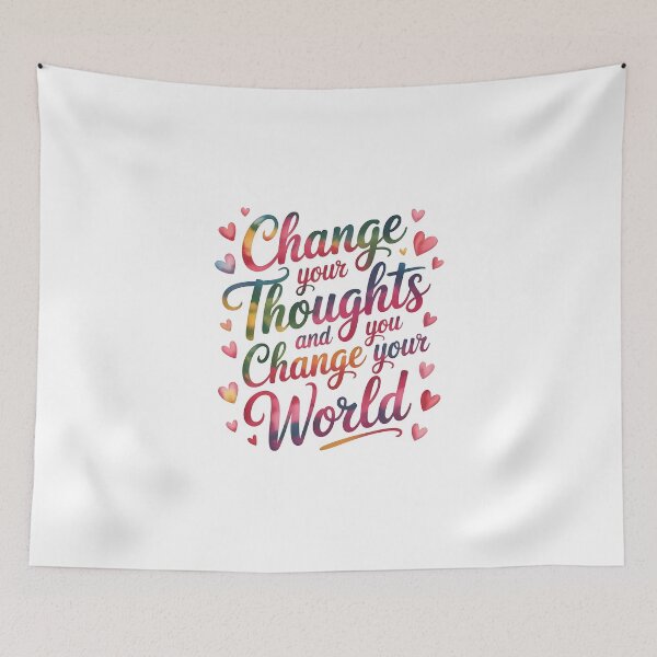 Item preview, Change your thoughts and you change your world designed and sold by nimmitrends.