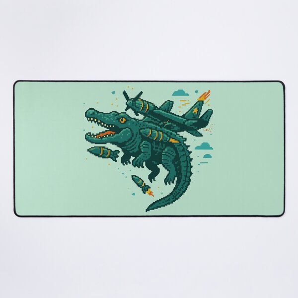 Item preview, Bombardiro Crocodilo Italian Brainrot Memes Pixel designed and sold by Sitchko.