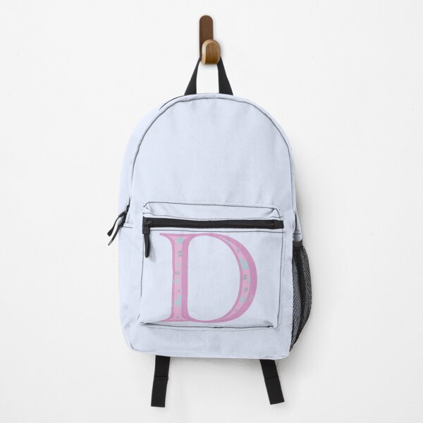 Item preview, Initial Pink Floral D designed and sold by clawinyourback.