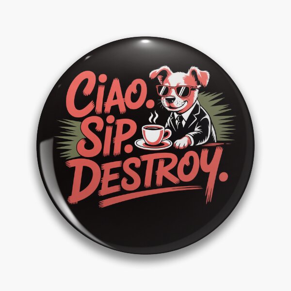 Item preview, Cappuccino Assassino – Ciao Sip Destroy designed and sold by Slavicsoul.