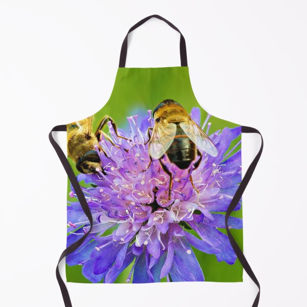 Item preview, Violet flower with two dung bees designed and sold by beatbieri.ch.