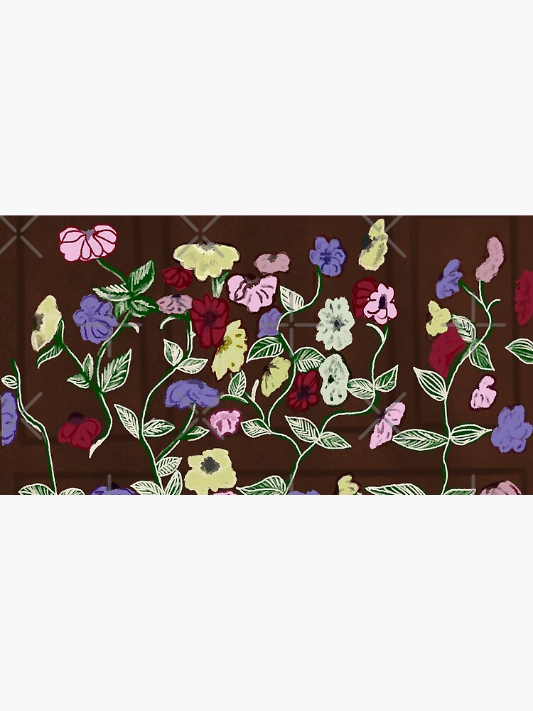 Aperçu 5 sur 5. Tapis de souris avec l'œuvre Le piano floral de Taylor créée et vendue par haleyedwardsart.