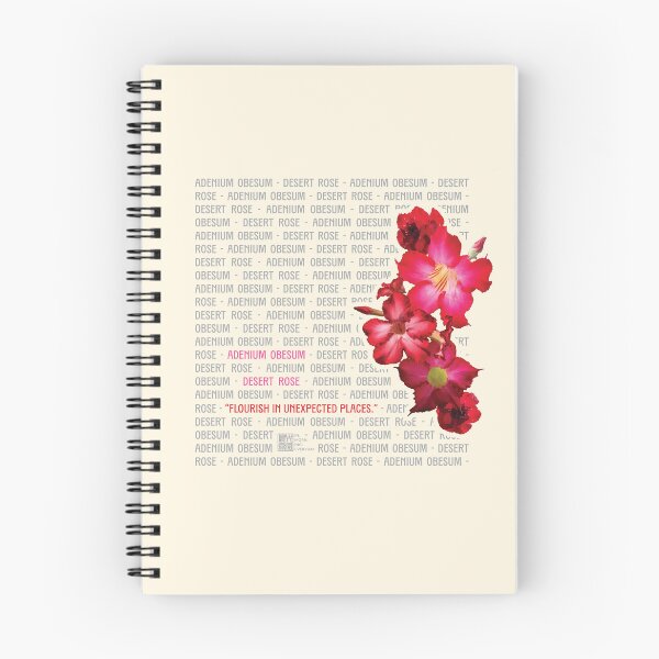 Item preview, Adenium Obesum saya, “Flourish in unexpected places.” designed and sold by in.morn.ing.everyday.