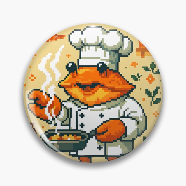 Item preview, Chef Crabracadabra Italian Brainrot Memes Pixel designed and sold by Sitchko.