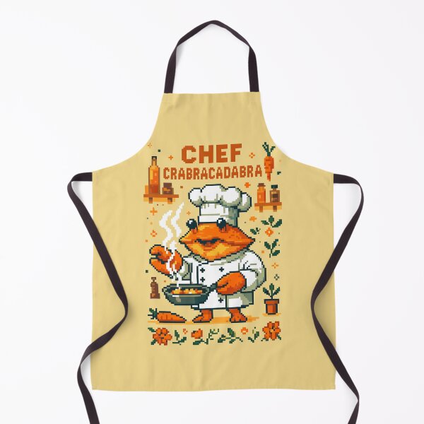 Item preview, Chef Crabracadabra Italian Brainrot Memes Pixel designed and sold by Sitchko.