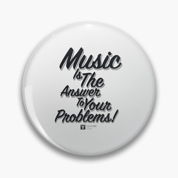 Item preview, Music Is the Answer to Your Problems – Cool design for Musicians, DJs & True Music Fans designed and sold by paulo silveira.