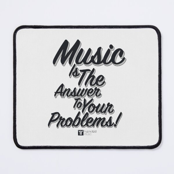Item preview, Music Is the Answer to Your Problems – Cool design for Musicians, DJs & True Music Fans designed and sold by paulo silveira.