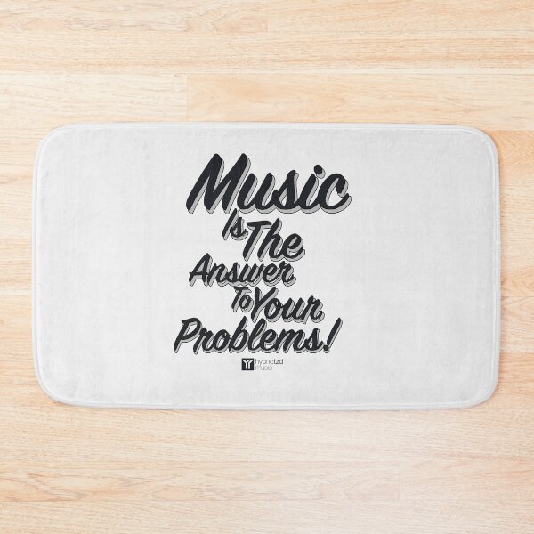 Item preview, Music Is the Answer to Your Problems – Cool design for Musicians, DJs & True Music Fans designed and sold by paulo silveira.