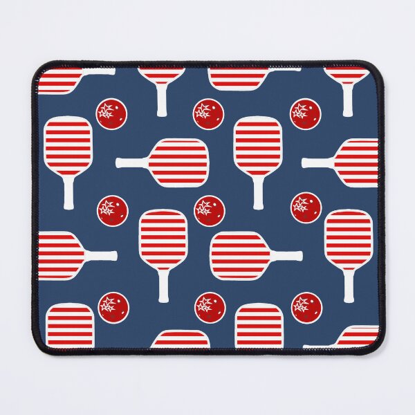 Item preview, Red White And Blue Pickleball - Oversized Striped Paddles and Pickleballs designed and sold by GreenCarbon2112.