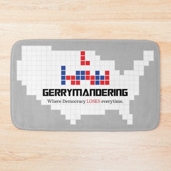 Item preview, Gerrymandering - Where Democracy LOSES everytime designed and sold by Winner Chicken Dinner Designs.
