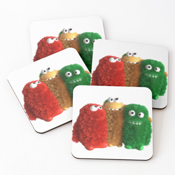 Item preview, Furry Monster Trio designed and sold by zoecreatiwe.