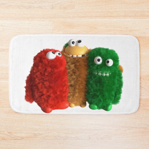Item preview, Furry Monster Trio designed and sold by zoecreatiwe.