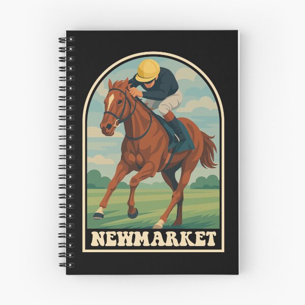 Item preview, Newmarket Horse Racing Jockey Retro Style Art designed and sold by JackCurtis1991.