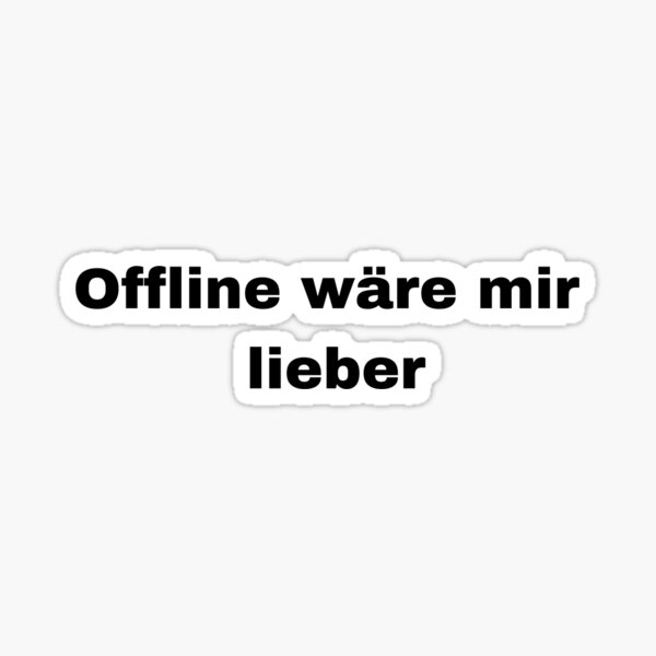 Artikel-Vorschau von Offline wäre mir lieber – Lustiger Spruch für Introvertierte & Digitale Detox Fans, designt und verkauft von 9toLife.