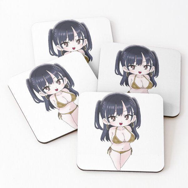 Item preview, Anna Yamada chibi in a golden bikini designed and sold by Erofran.