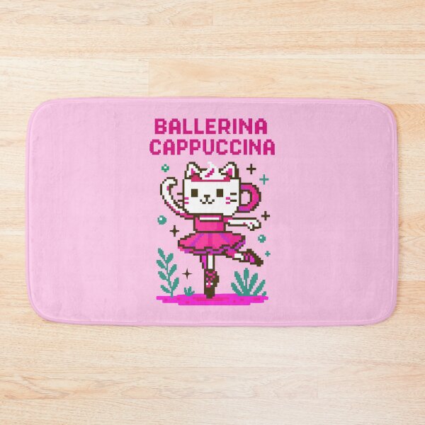 Item preview, Ballerina Cappuccina Italian Brainrot Memes Pixel designed and sold by Sitchko.