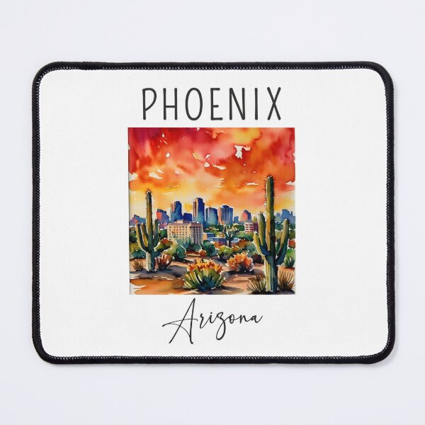 Item preview, Watercolor Design of Phoenix - Arizona - USA designed and sold by Sketch-Shack.