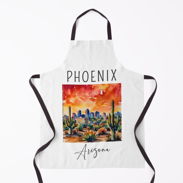 Item preview, Watercolor Design of Phoenix - Arizona - USA  designed and sold by Sketch-Shack.