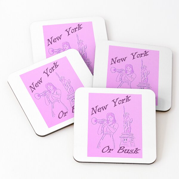 Item preview, New York or Busk Trumpet Hot Pink  designed and sold by SJHorsfall.