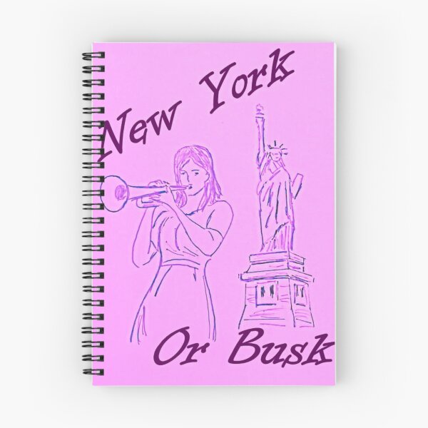 Item preview, New York or Busk Trumpet Hot Pink  designed and sold by SJHorsfall.