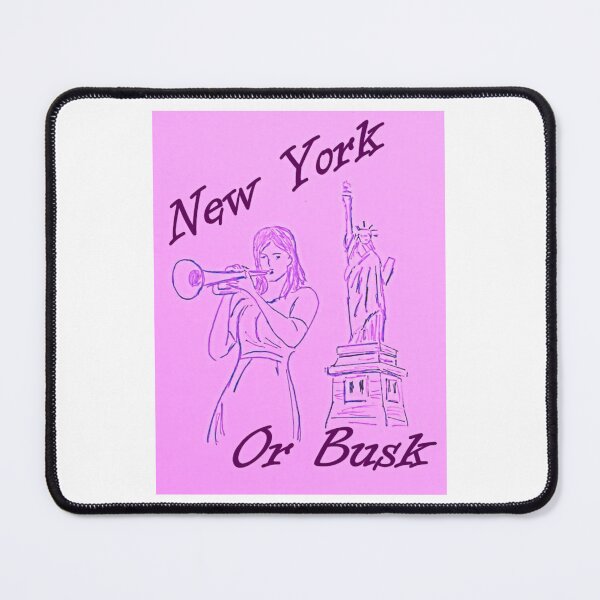 Item preview, New York or Busk Trumpet Hot Pink  designed and sold by SJHorsfall.