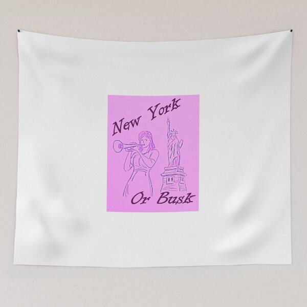 Item preview, New York or Busk Trumpet Hot Pink  designed and sold by SJHorsfall.