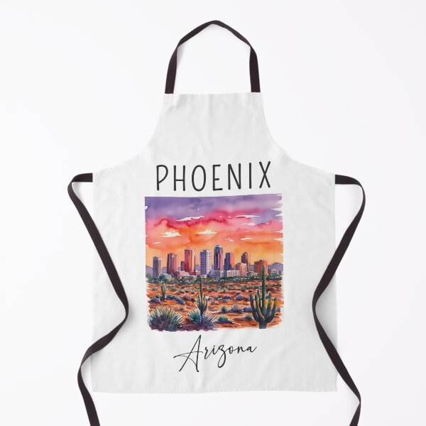 Item preview, Watercolor Design of Phoenix - Arizona - USA  designed and sold by Sketch-Shack.