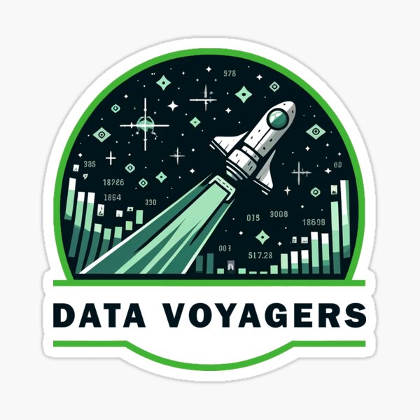 Data Voyagers Stickers, Hats, Coasters and more Sticker