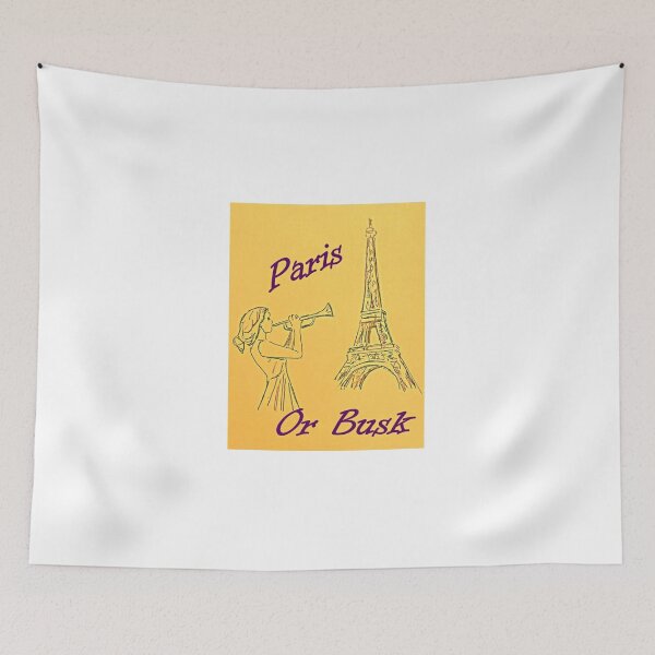 Item preview, Paris or Bust Trumpet Yellow  designed and sold by SJHorsfall.