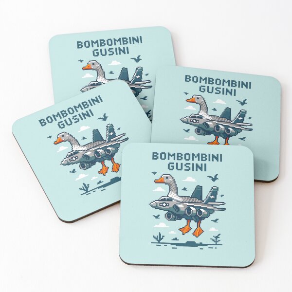 Item preview, Bombombini Gusini Italian Brainrot Memes Pixel designed and sold by Sitchko.