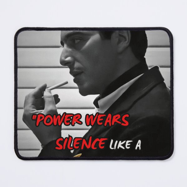 Item preview, Power Wears Silence – Minimalist Quote Design designed and sold by Golden Reels.