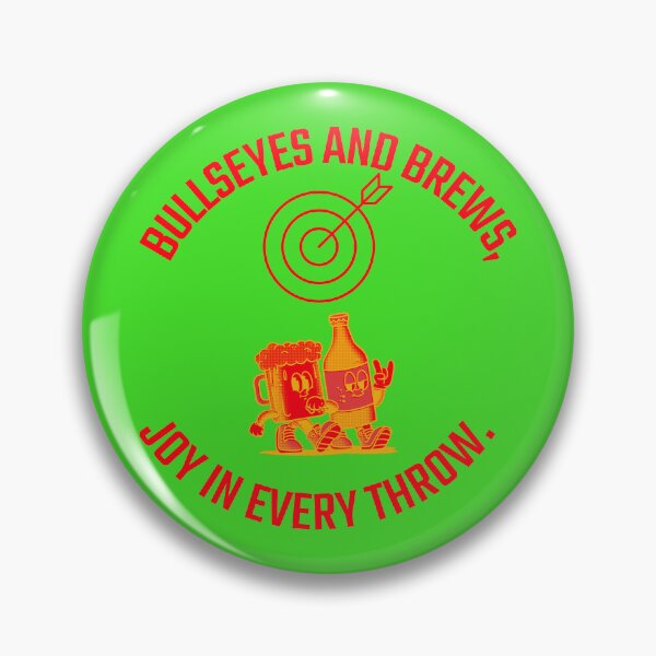 Item preview, Bullseyes and brews, joy in every throw. designed and sold by Snarkers Promotions .