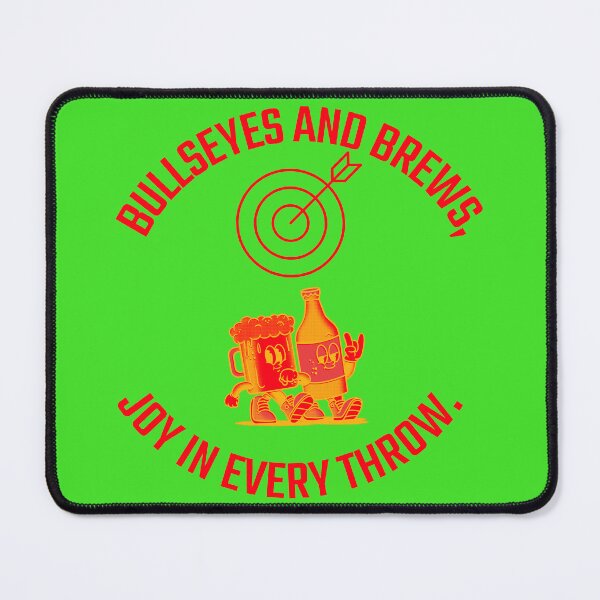 Item preview, Bullseyes and brews, joy in every throw. designed and sold by Snarkers Promotions .