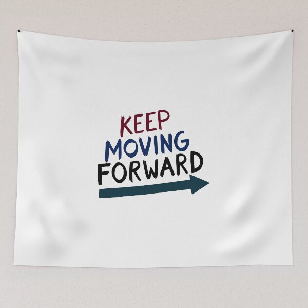 Item preview, Motivational Phrase “Keep Moving Forward” with Arrow designed and sold by Gumaga-Store.