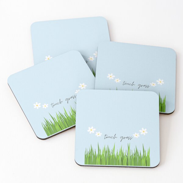 Item preview, touch grass designed and sold by MahouBoyStudios.