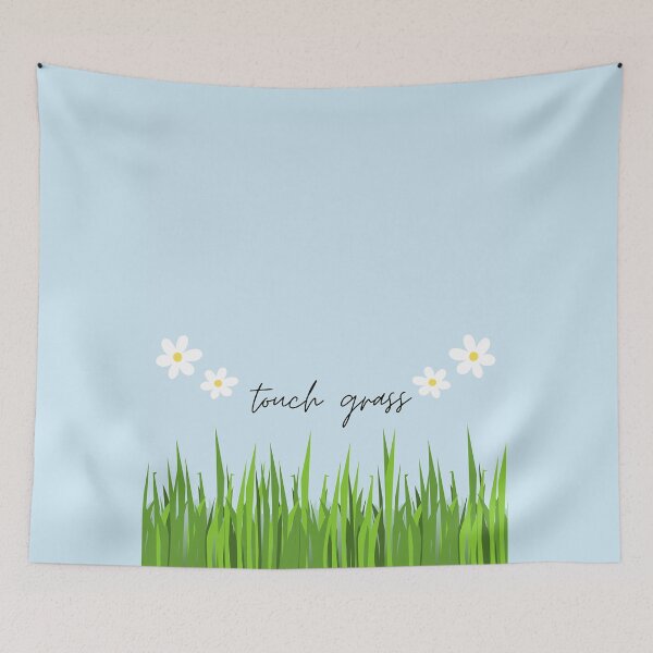 Item preview, touch grass designed and sold by MahouBoyStudios.