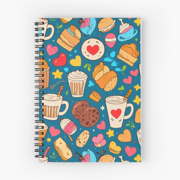 Item preview, Retro Summer Coffee Seamless Pattern designed and sold by DemureArtsy.
