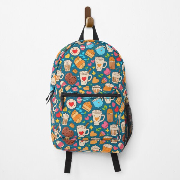 Item preview, Retro Summer Coffee Seamless Pattern designed and sold by DemureArtsy.