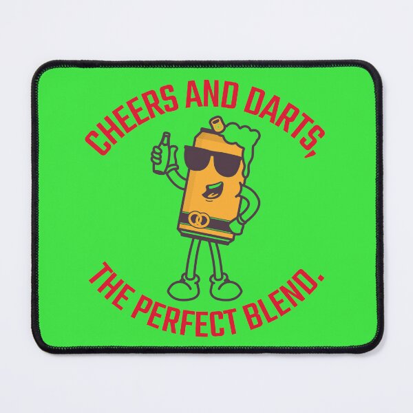 Item preview, Cheers and darts, the perfect blend. designed and sold by Snarkers Promotions .