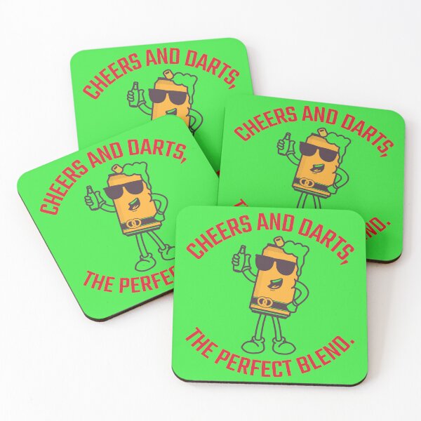 Item preview, Cheers and darts, the perfect blend. designed and sold by Snarkers Promotions .