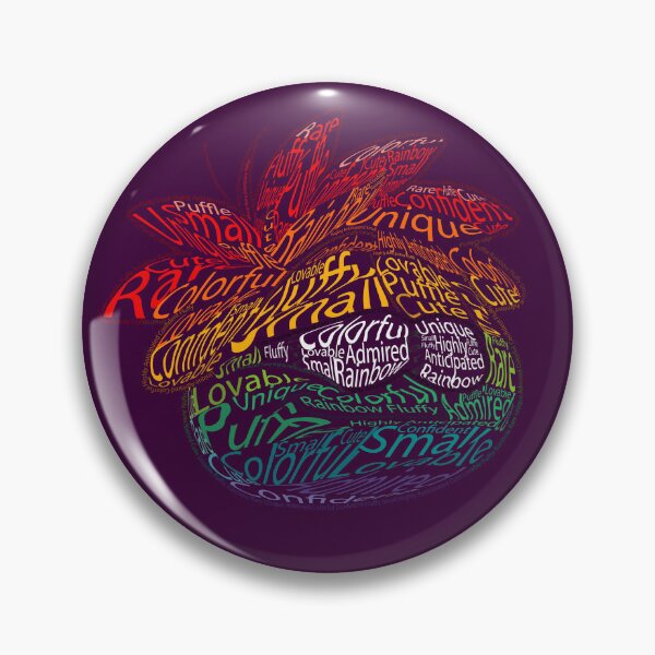 Item preview, Rainbow Puffle Typography designed and sold by Emilyrox332.
