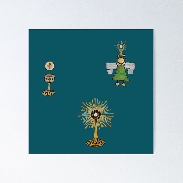 Item preview, Worship - Teal designed and sold by Snowroseblossom.