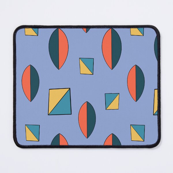 Item preview, Retro Mid Century Modern Geometric Shapes Pattern designed and sold by Itaya Art.