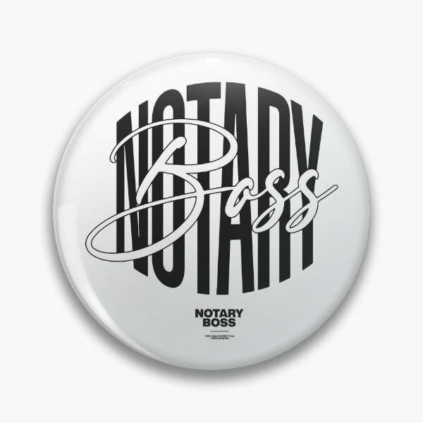 Item preview, Notary Boss – Layered Text Design | Bold and Powerful designed and sold by NotaryLife.