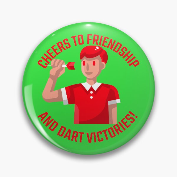 Item preview, Cheers to friendship and dart victories! designed and sold by Snarkers Promotions .