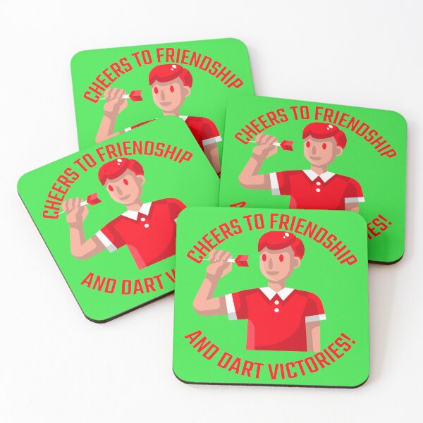 Item preview, Cheers to friendship and dart victories! designed and sold by Snarkers Promotions .
