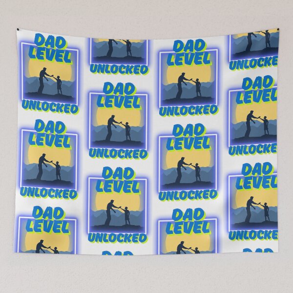 Item preview, Dad Level Unlocked  designed and sold by JustiesDesigns.