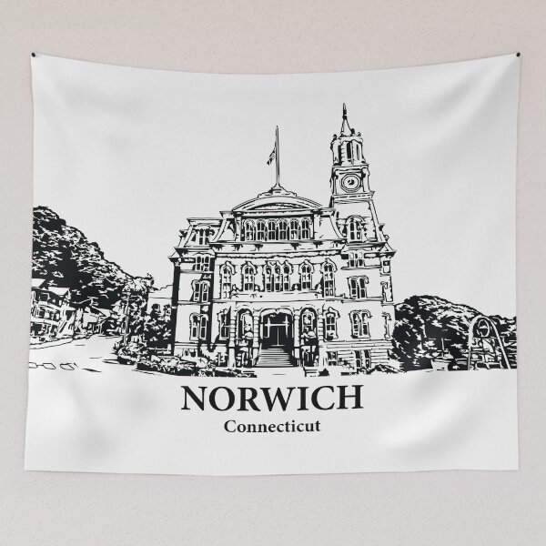 Item preview, Norwich - Connecticut designed and sold by Lakeric Cityscapes.