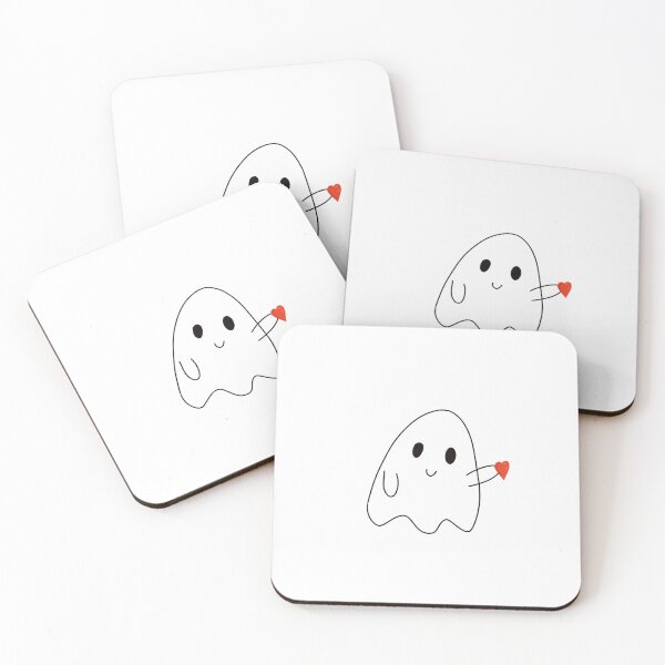Item preview, Adorable ghost holding out an heart designed and sold by The shop of everything.