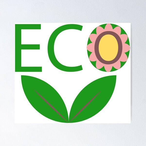 Item preview, Diseño minimalista de naturaleza con hojas verdes ecológicas designed and sold by ZorianArt.